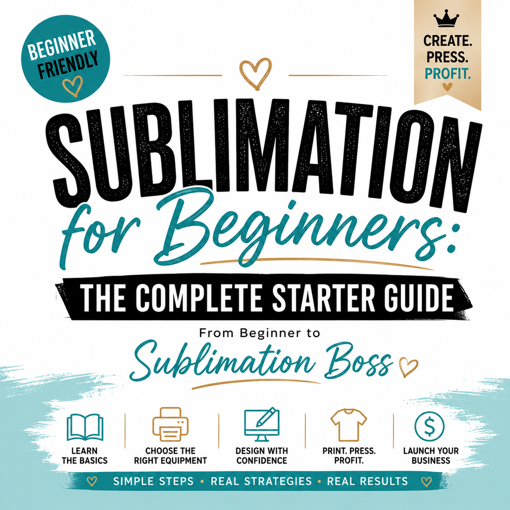 Sublimation for Beginners: The Complete Step-by-Step Guide to Starting, Growing & Selling With Confidence
