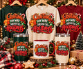 Crafting My Way Through the Holidays Christmas PNG on shirts tumblers and mug