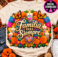 Familia Para Siempre Día de los Muertos PNG | Floral Family Tribute