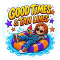 Good Times and Tan Lines summer horror PNG