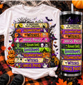 Halloween movie book stack digital PNG design
