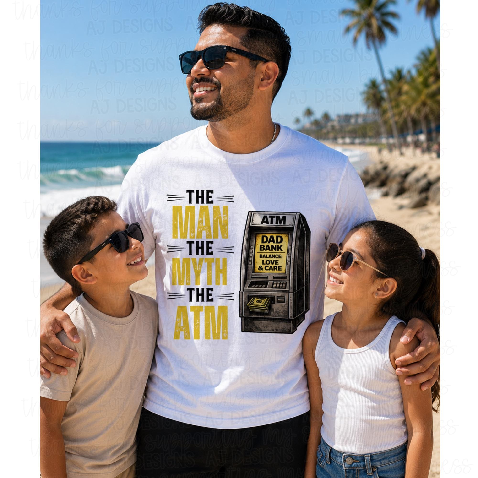 The Man The Myth The ATM PNG | Funny Dad Shirt Design (Digital Download)