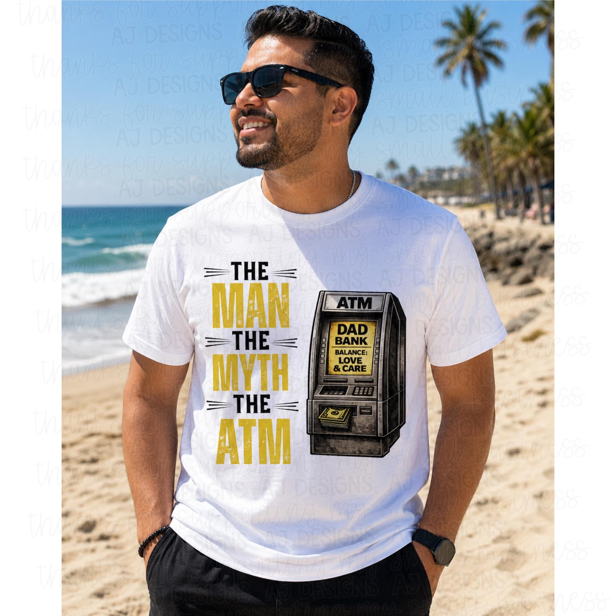 The Man The Myth The ATM PNG | Funny Dad Shirt Design (Digital Download)