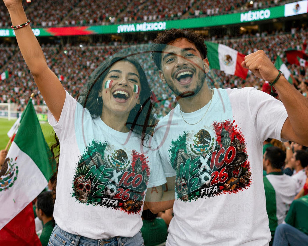 Mexico FIFA 2026 PNG | Soccer Fan Digital Download | Sublimation Design | Instant Download | Printable PNG File