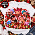 K-Pop Inspired Christmas Boys PNG | Festive Holiday Group Design