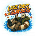 Lake Days and Slay Days summer horror PNG