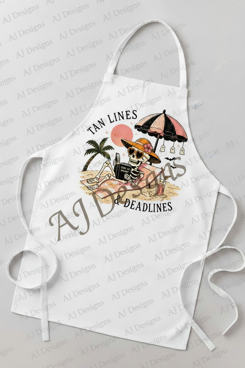 Summerween PNG | Tan Lines Spooky Summer Sublimation Design