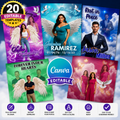 20 Editable Memorial Canva Templates | Celebration of Life Bundle | Funeral Poster Templates | Memorial Designs | Instant Download