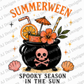 Summerween PNG | Spooky Season Summer Sublimation Design