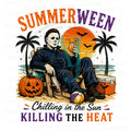 Summerween chilling in the sun killing the heat horror PNG