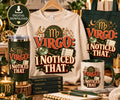 Virgo I Noticed That zodiac PNG design with magnifying glass and checklist